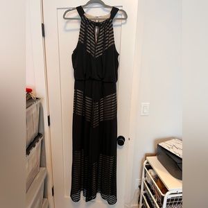 Black maxi dress